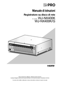 WJ-NX400 Operating Instructions (Italian)