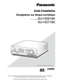 WJ-HD616, HD716 Installation Guide (French)