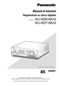 WJ-HD616, HD716 Operating Instructions (Italian)