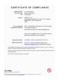 WV-S8574L etc. UL Certificate