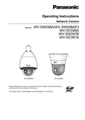 WV-SW598A etc. Operating Instructions (English)