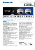 WV-SFR311, SFR310 Spec Sheet (Global)