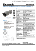 WV-V1330LK Spec Sheet (Global)