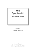 NWDR - WJ-ND400 MIB Specification