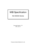 NWDR - WJ-ND300A MIB Specification