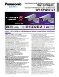 WV-SPW631LT, SPW631L Spec Sheet (US)