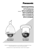 WV-CW59x, CS58x Operating Instructions (German)