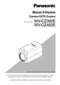 WV-CZ392, CZ492 Operating Instructions (French)