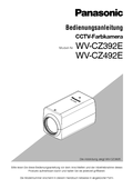 WV-CZ392, CZ492 Operating Instructions (German)