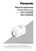 WV-CZ392, CZ492 Operating Instructions (Spanish)