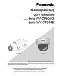 WV-CP600/CF600 Series Operating Instructions (German)