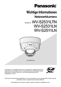 WV-S2531LN, etc. Important Information (German)