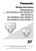 WV-SFV6, SFR6, SFN6, Series Important Information (German)