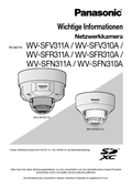 WV-SFV311A etc. Important Information (German)