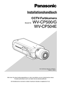 WV-CP500, WV-CP504 Installation Guide (German)