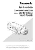 WV-CP500, WV-CP504 Installation Guide (Spanish)