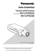 WV-CP500, WV-CP504 Installation Guide (French)