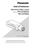 WV-CP500, WV-CP504 Installation Guide (Italian)