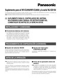 WV-CU950, WV-CU650 Addendum (Spanish)