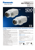 WV-CP600 Series Spec Sheet (Global)