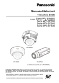 WV-SW550, SP500, SF540, SF530 Series Operating Instructions (Italian)