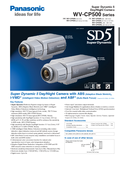 WV-CP500 Series Spec Sheet (Global)