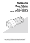 WV-SPN6FRL1 Operating Instructions (French)
