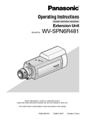 WV-SPN6R481 Operating Instructions (English)