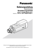WV-SPN6R481 Operating Instructions (German)