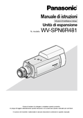 WV-SPN6R481 Operating Instructions (Italian)