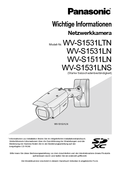WV-S1531LN, etc. Important Information (German)