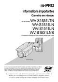 WV-S1531LN, etc. Important Information (French)