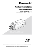 WV-SPN531 Important Information (German)