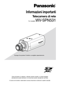 WV-SPN531 Important Information (Italian)