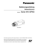 WV-SPN311, SPN310 Operating Instructions (German)