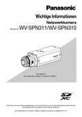 WV-SPN311, SPN310 Important Information (German)