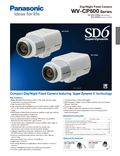 WV-CP600 Series Spec Sheet (US)
