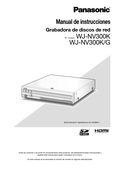 WJ-NV300 Operating Instructions (Spanish)