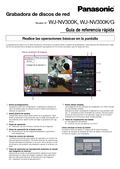 WJ-NV300 Quick Reference Guide (Spanish)