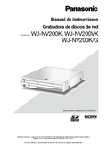 WJ-NV200 Operating Instructions (Spanish)