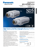 WV-CP500 Series Spec Sheet (US)