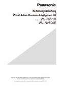 WJ-NVF20, NVF20E Operating Instructions (German)