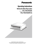 WJ-ND400 Operating Instructions (English)