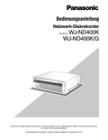 WJ-ND400 Operating Instructions (German)