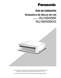 WJ-ND400 Installation Guide (Spanish)