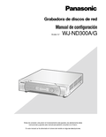 WJ-ND300A, ND300A/G Setup Instructions (Spanish)