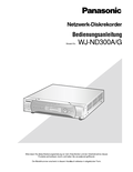 WJ-ND300A, ND300A/G Operating Instructions (German)