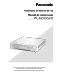 WJ-ND300A, ND300A/G Operating Instructions (Spanish)
