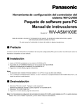 WV-ASM100, ASM100M Operating Instructions (Spanish)