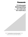 WV-ASM100 Series Operating Instructions (German)